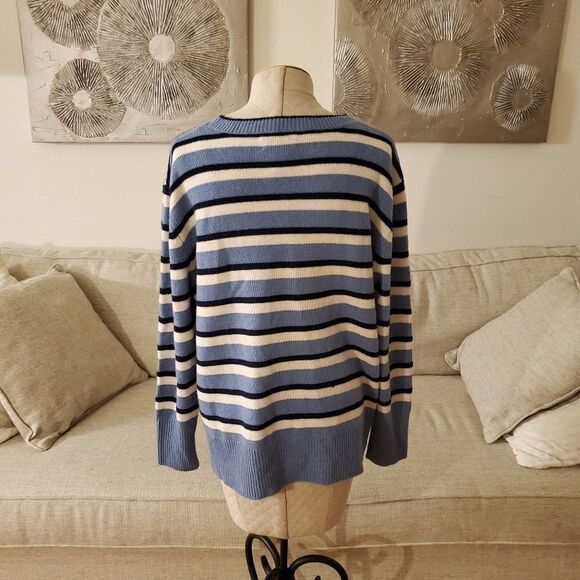 Nordstrom Signature Stripe Cashmere Sweater - Picture 8 of 13
